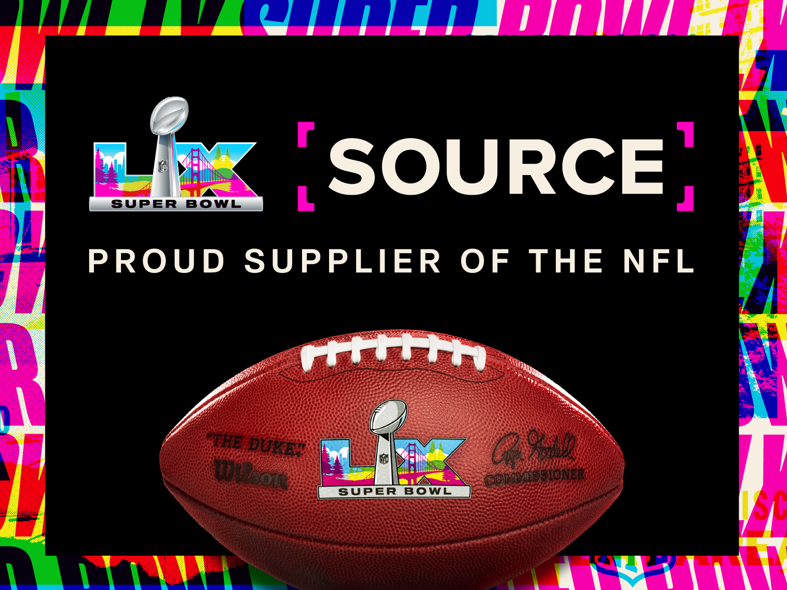 proud supplier of the nfl