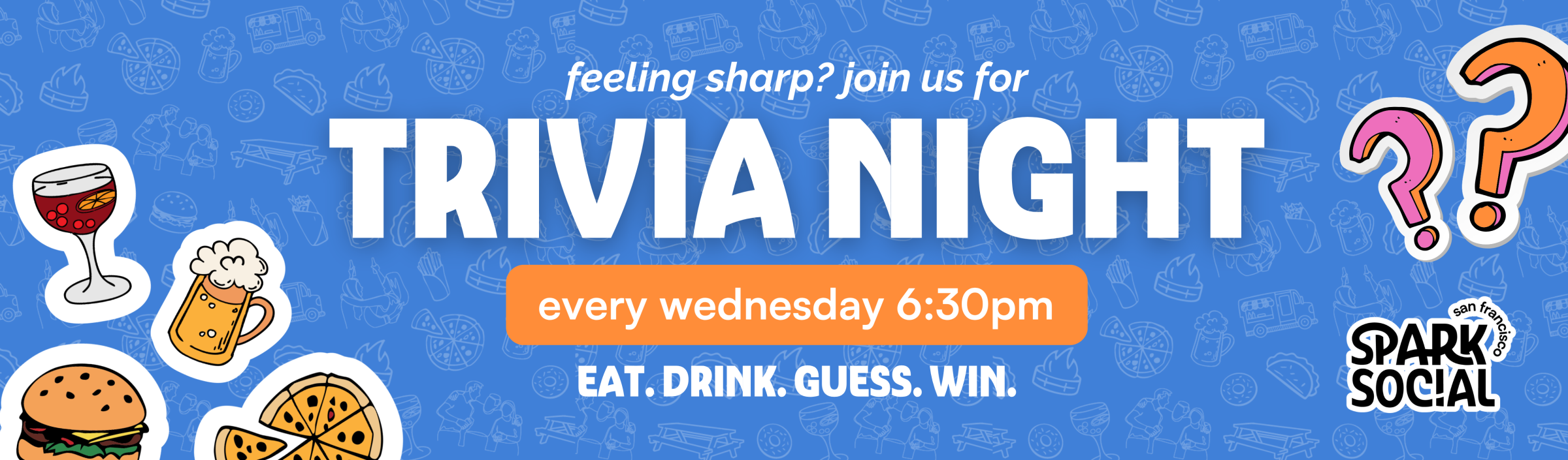Trivia banner calendar