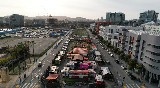 a view of a city street
